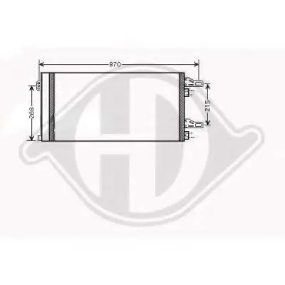 Конденсатор, кондиционер DIEDERICHS купить
