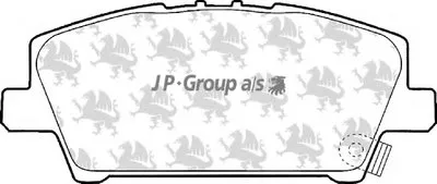 Комплект тормозных колодок, дисковый тормоз QH JP GROUP купить