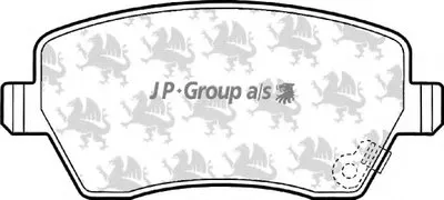 Комплект тормозных колодок, дисковый тормоз QH JP GROUP купить