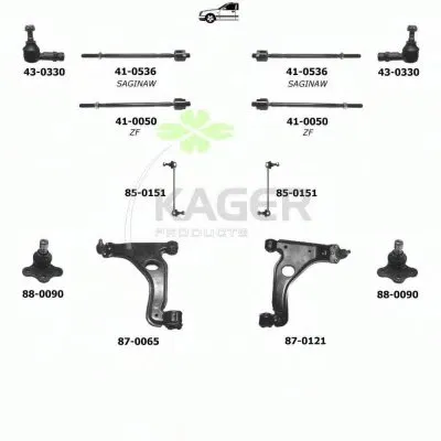 Подвеска колеса KAGER купить