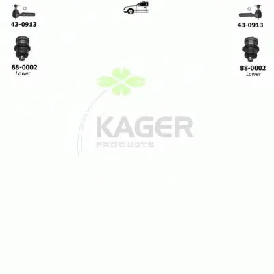 Подвеска колеса KAGER купить