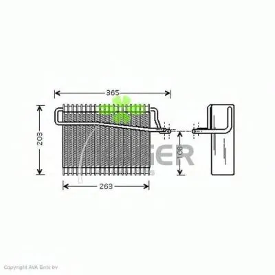 Испаритель, кондиционер KAGER купить