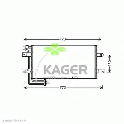 Конденсатор, кондиционер KAGER купить