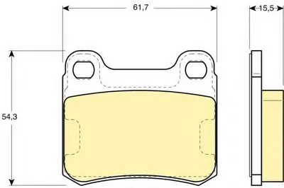 Комплект тормозных колодок, дисковый тормоз GIRLING купить