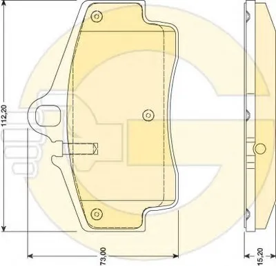 Комплект тормозных колодок, дисковый тормоз GIRLING купить