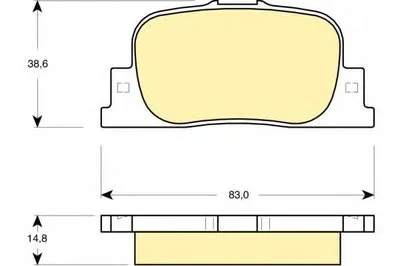 Комплект тормозных колодок, дисковый тормоз GIRLING купить