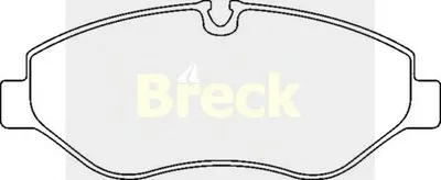 Комплект тормозных колодок, дисковый тормоз BRECK купить