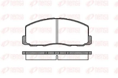 Комплект тормозных колодок, дисковый тормоз KAWE купить