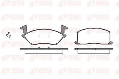 Комплект тормозных колодок, дисковый тормоз KAWE купить