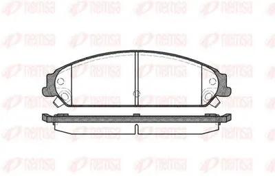 Комплект тормозных колодок, дисковый тормоз KAWE купить