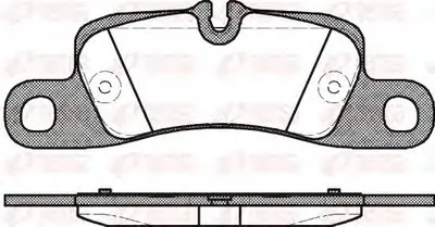 Комплект тормозных колодок, дисковый тормоз KAWE купить