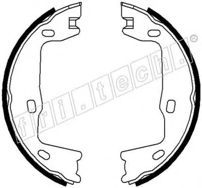 Комплект тормозных колодок, стояночная тормозная система fri.tech. купить