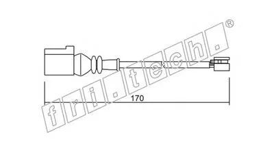 Сигнализатор, износ тормозных колодок fri.tech. купить