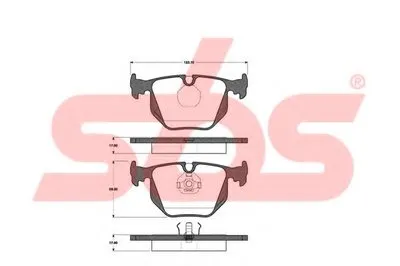 Комплект тормозных колодок, дисковый тормоз sbs купить