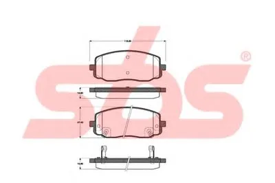Комплект тормозных колодок, дисковый тормоз sbs купить