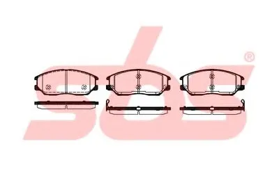 Комплект тормозных колодок, дисковый тормоз sbs купить