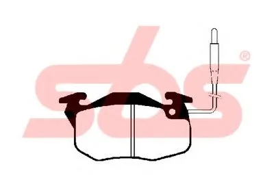 Комплект тормозных колодок, дисковый тормоз sbs купить