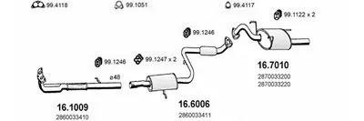 Система выпуска ОГ ASSO купить