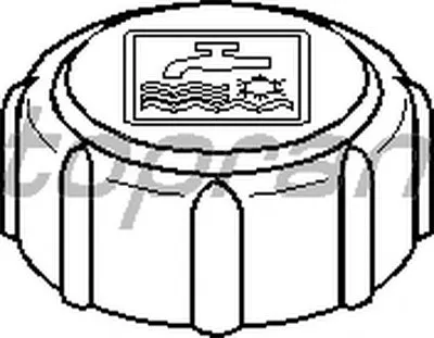 Крышка, резервуар охлаждающей жидкости TOPRAN купить