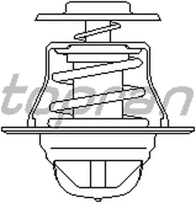 Термостат, охлаждающая жидкость TOPRAN купить