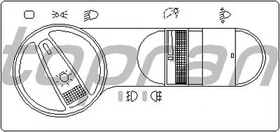 Выключатель, головной свет TOPRAN купить