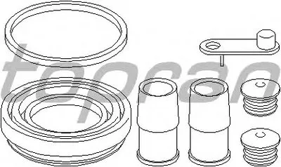 Ремкомплект, тормозной суппорт TOPRAN купить