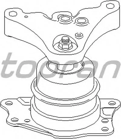 Кронштейн двигателя TOPRAN купить