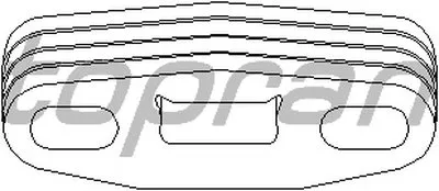 Кронштейн, глушитель TOPRAN купить