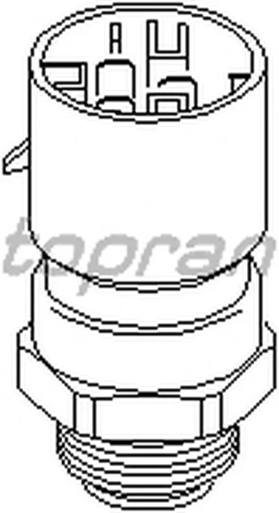 Термовыключатель, вентилятор радиатора TOPRAN купить