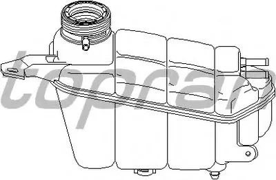 Компенсационный бак, охлаждающая жидкость TOPRAN купить