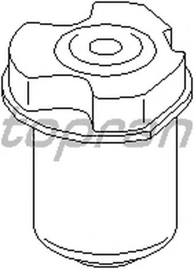 Втулка, балка моста TOPRAN купить