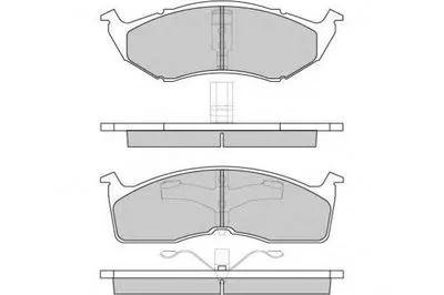 Комплект тормозных колодок, дисковый тормоз E.T.F. купить