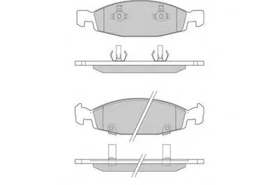 Комплект тормозных колодок, дисковый тормоз E.T.F. купить