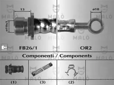 Тормозной шланг MALÒ купить