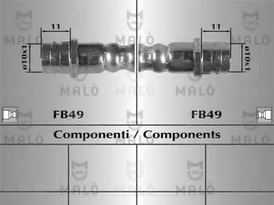 Тормозной шланг MALÒ купить
