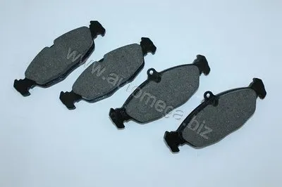 Комплект тормозных колодок, дисковый тормоз AutoMega Premium AUTOMEGA купить