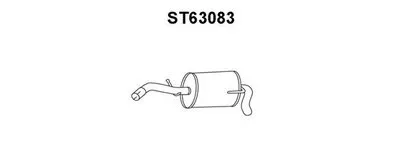 Глушитель выхлопных газов конечный VENEPORTE купить