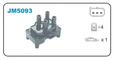 Катушка зажигания JANMOR купить