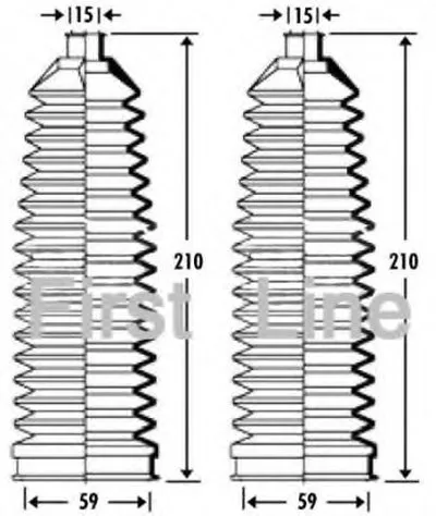 Пыльник, рулевое управление FIRST LINE купить
