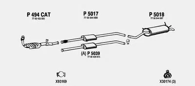Система выпуска ОГ FENNO купить