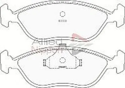 Комплект тормозных колодок, дисковый тормоз ANL Braking COMLINE купить