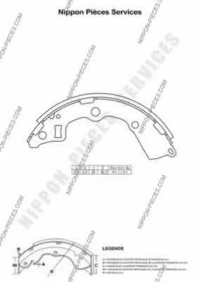Комплект тормозных колодок NPS купить