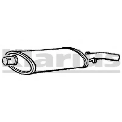 Глушитель выхлопных газов конечный KLARIUS купить