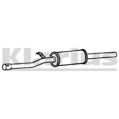 Средний глушитель выхлопных газов KLARIUS купить