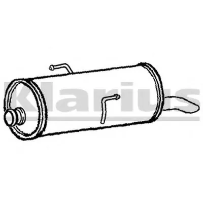 Глушитель выхлопных газов конечный KLARIUS купить