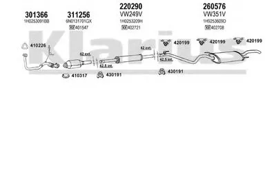 Система выпуска ОГ KLARIUS купить