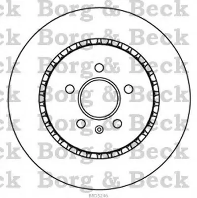 Тормозной диск BORG & BECK купить