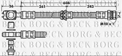 Тормозной шланг BORG & BECK купить