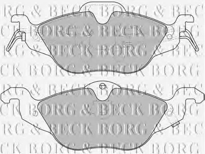 Комплект тормозных колодок, дисковый тормоз BORG & BECK купить