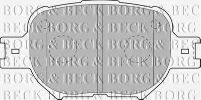 Комплект тормозных колодок, дисковый тормоз BORG & BECK купить
